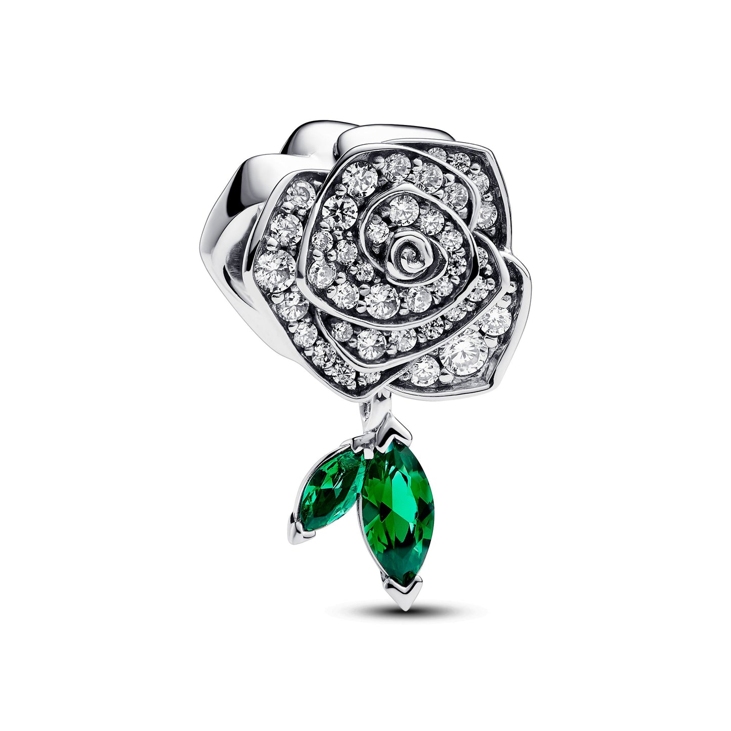 Sparkling Rose in Bloom Charm Premium Fashion Jewelry Gift Collection