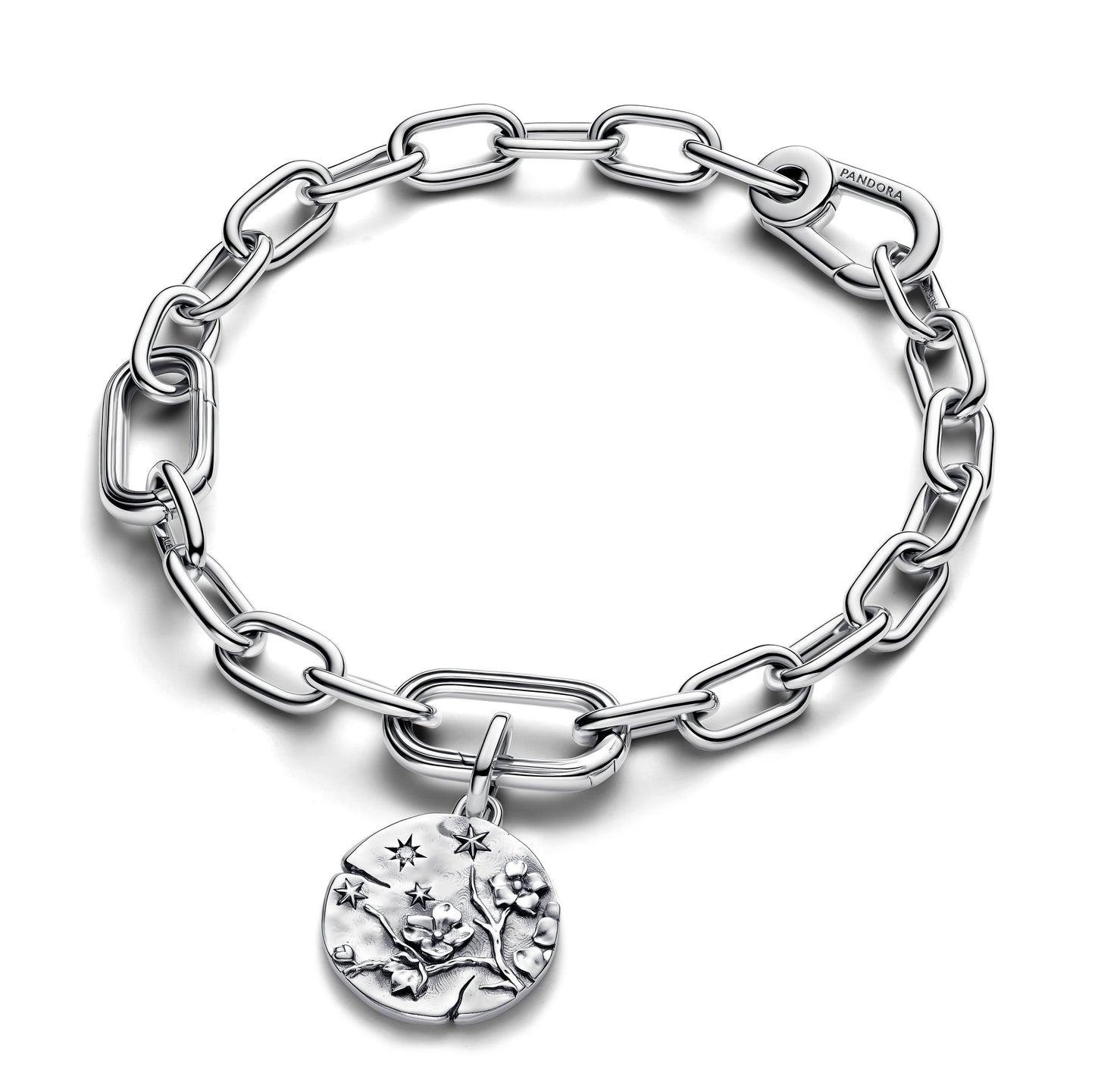 Cherry Blossom Medallion Charm Premium Fashion Jewelry Gift Collection