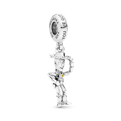 Disney Pixar Toy Story Woody Dangle Charm Premium Fashion Jewelry Gift Collection
