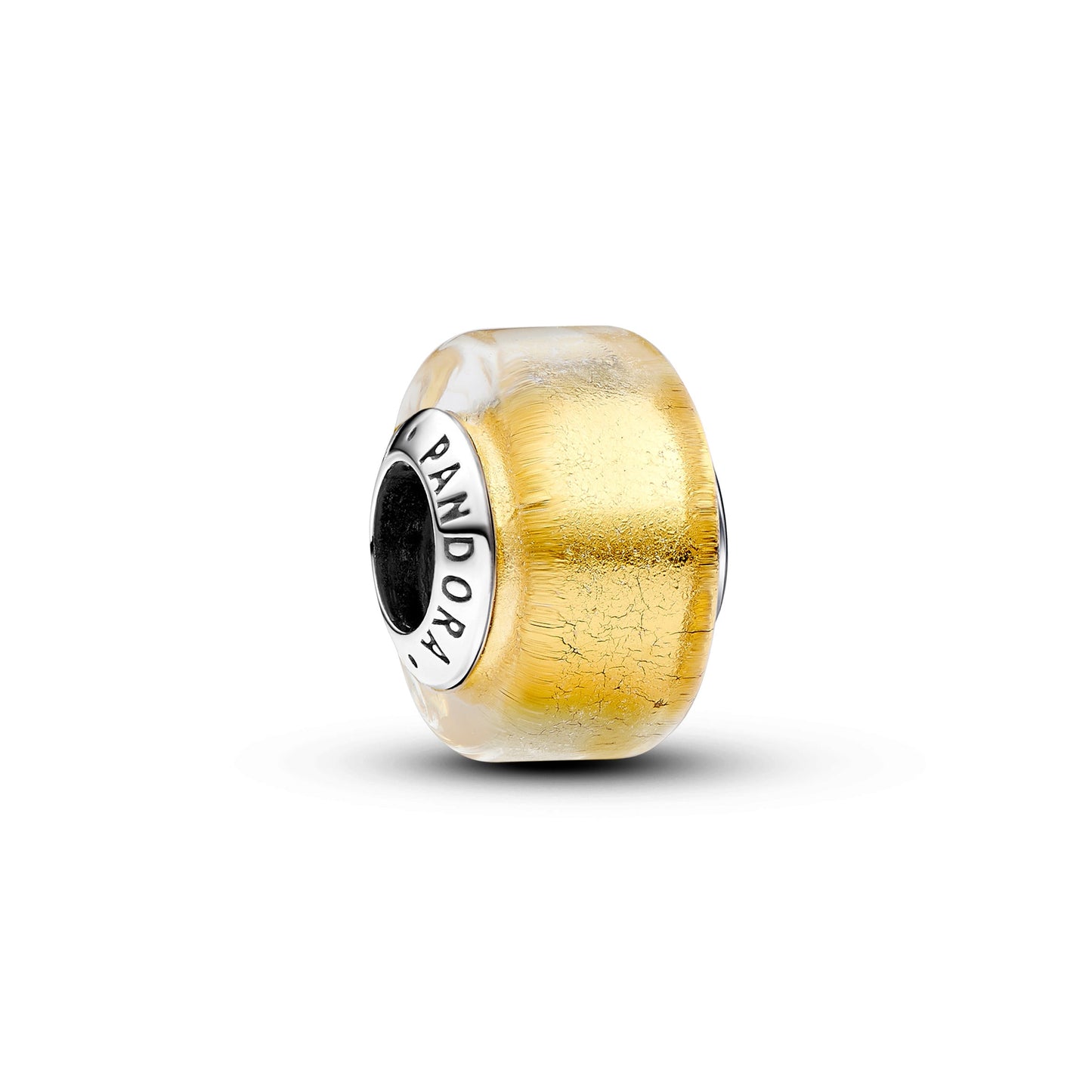 Golden Mini Murano Glass Charm Premium Fashion Jewelry Gift Collection