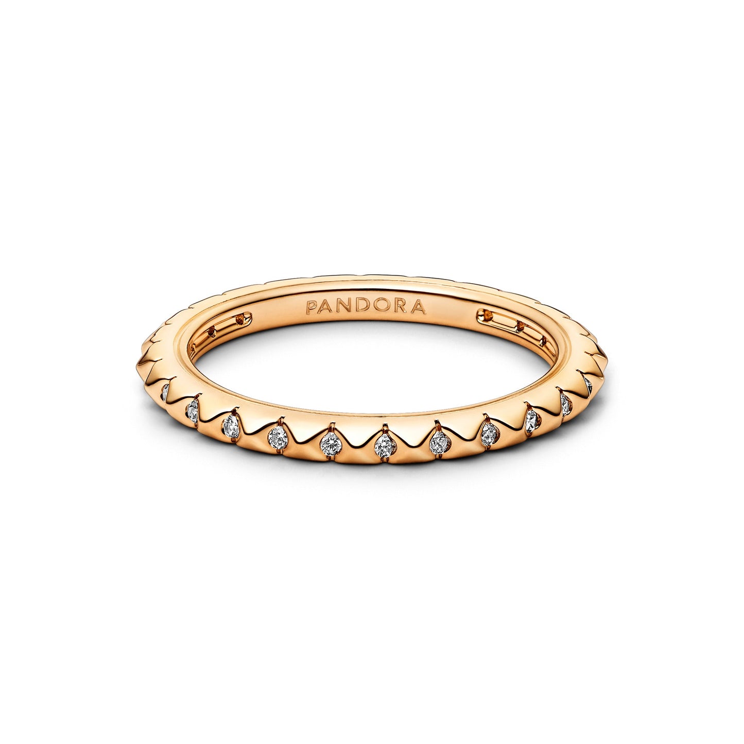 Pandora ME Pyramids Ring - 14k Gold Plated Popular Style Premium Collection