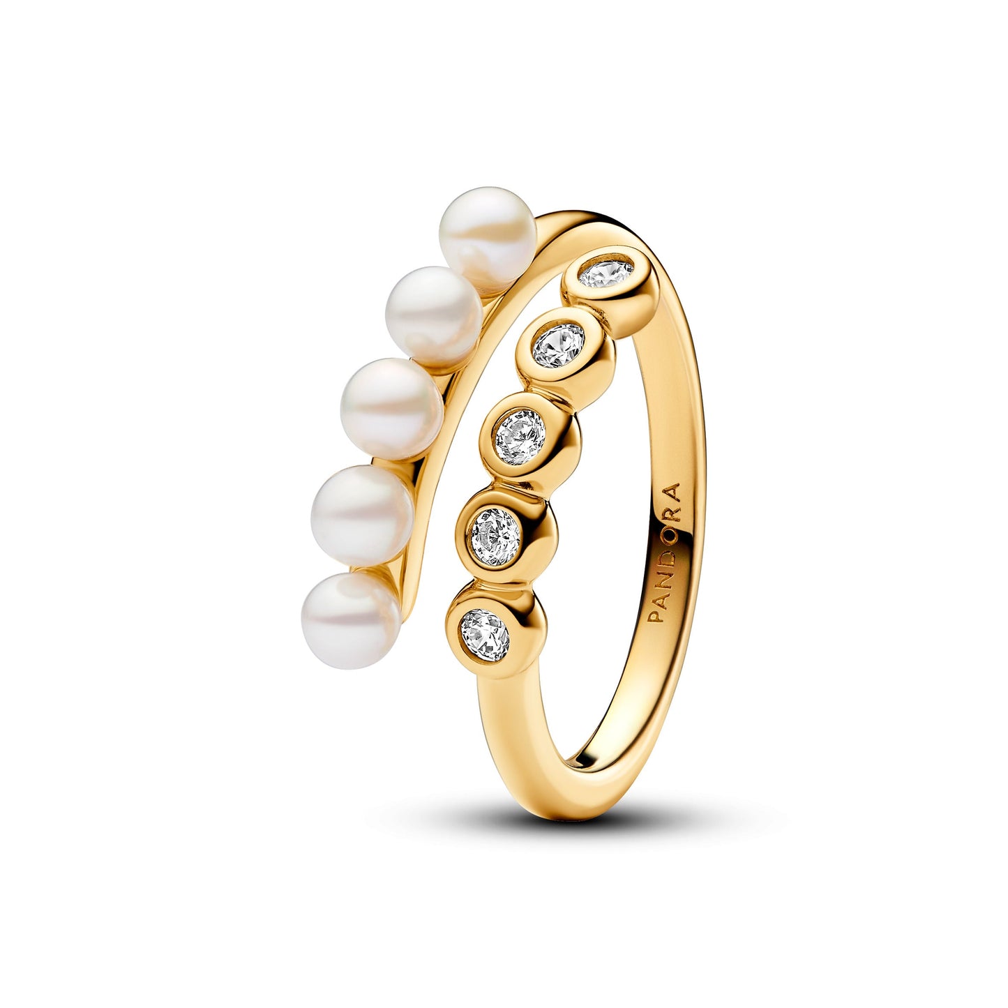 Treated Freshwater Cultured Pearls & Stones Open Ring Popular Style Premium Collection