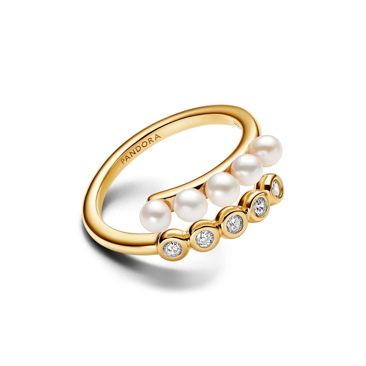 Treated Freshwater Cultured Pearls & Stones Open Ring Popular Style Premium Collection