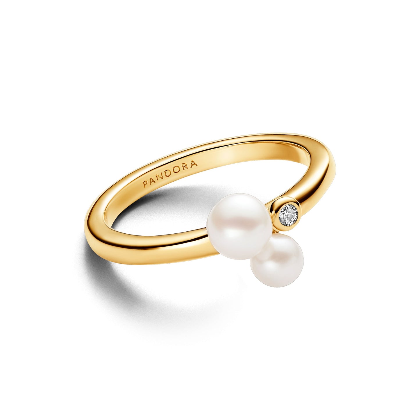Duo Treated Freshwater Cultured Pearls Ring Popular Style Premium Collection