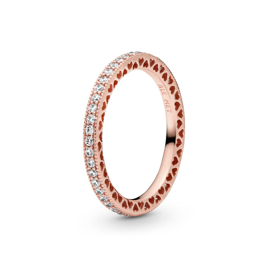 Sparkle & Hearts Ring Popular Style Premium Collection