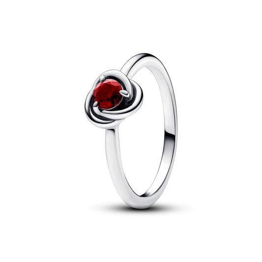Red Eternity Circle Ring Popular Style Premium Collection