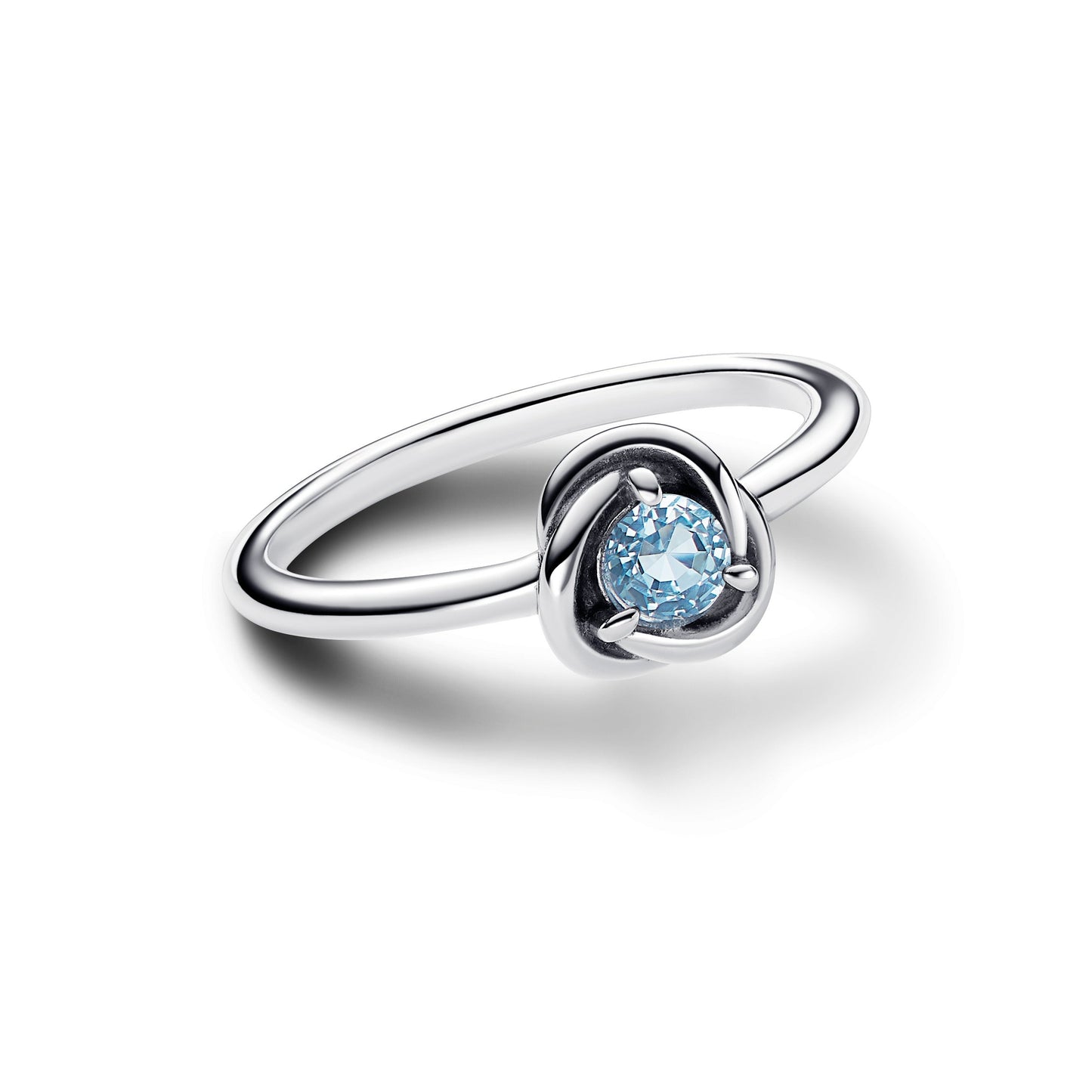 Sea Aqua Blue Eternity Circle Ring Popular Style Premium Collection