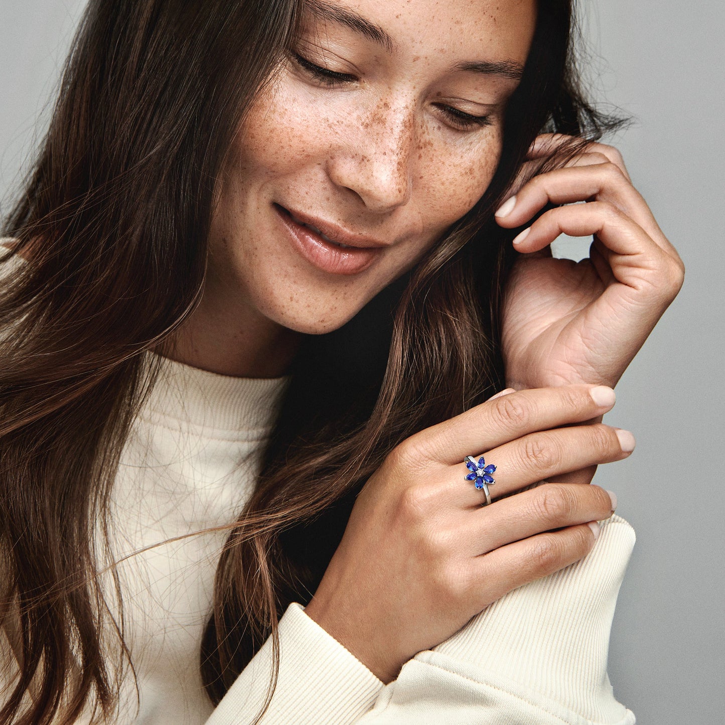 Sparkling Herbarium Cluster Ring Popular Style Premium Collection