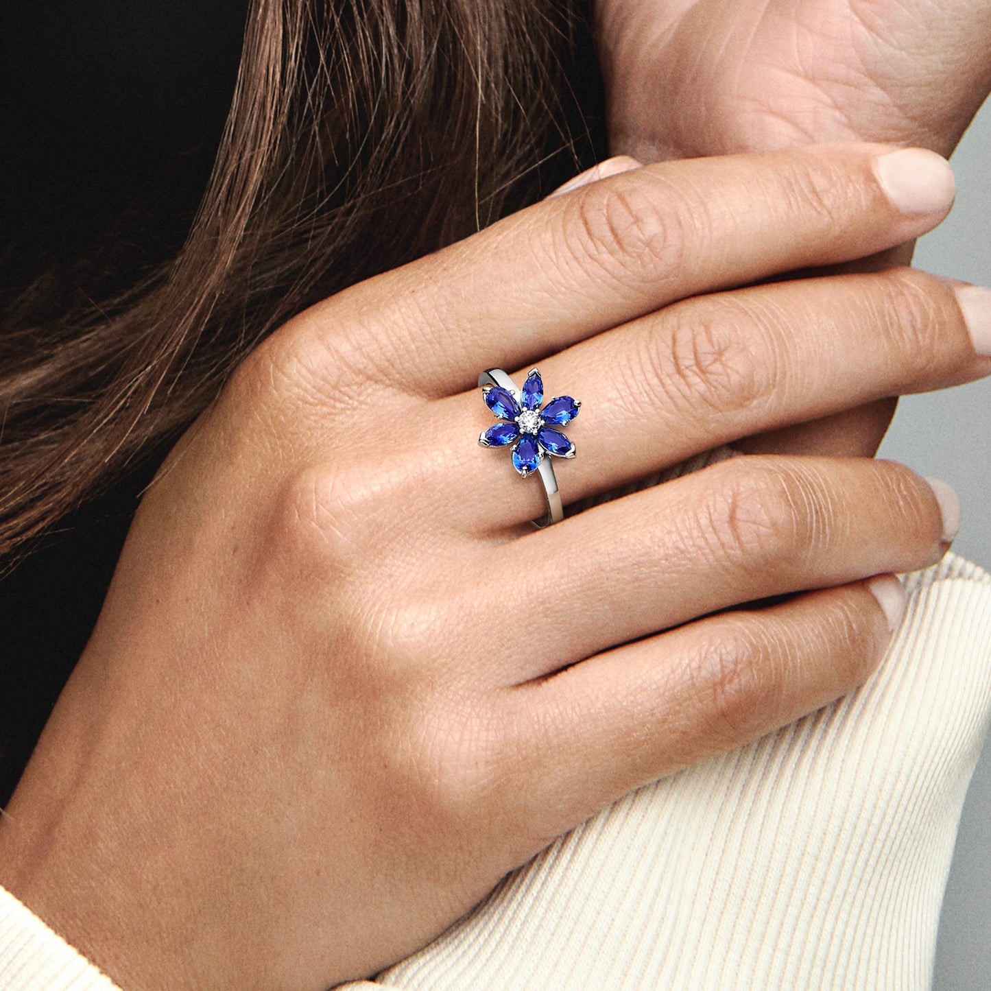 Sparkling Herbarium Cluster Ring Popular Style Premium Collection