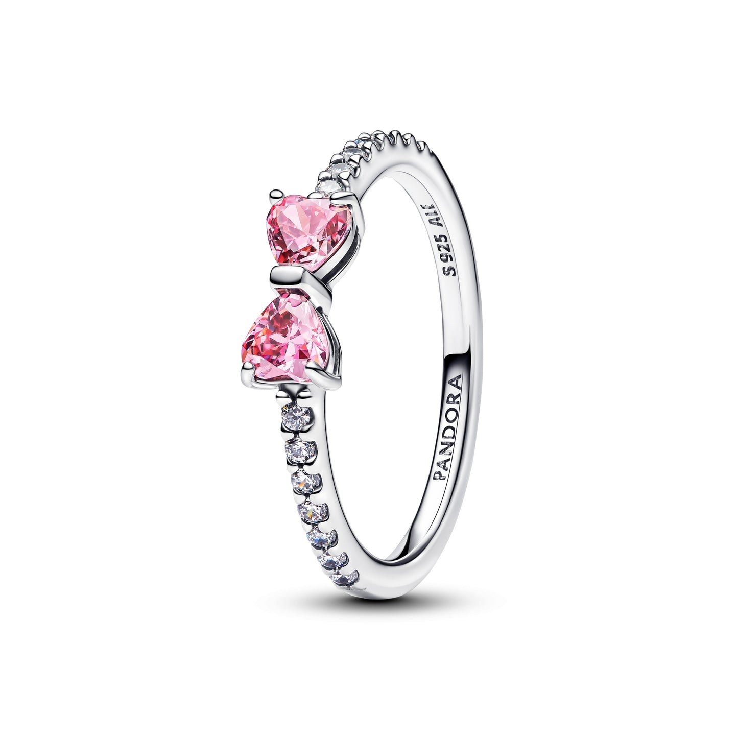 Sparkling Pink Bow Ring Popular Style Premium Collection