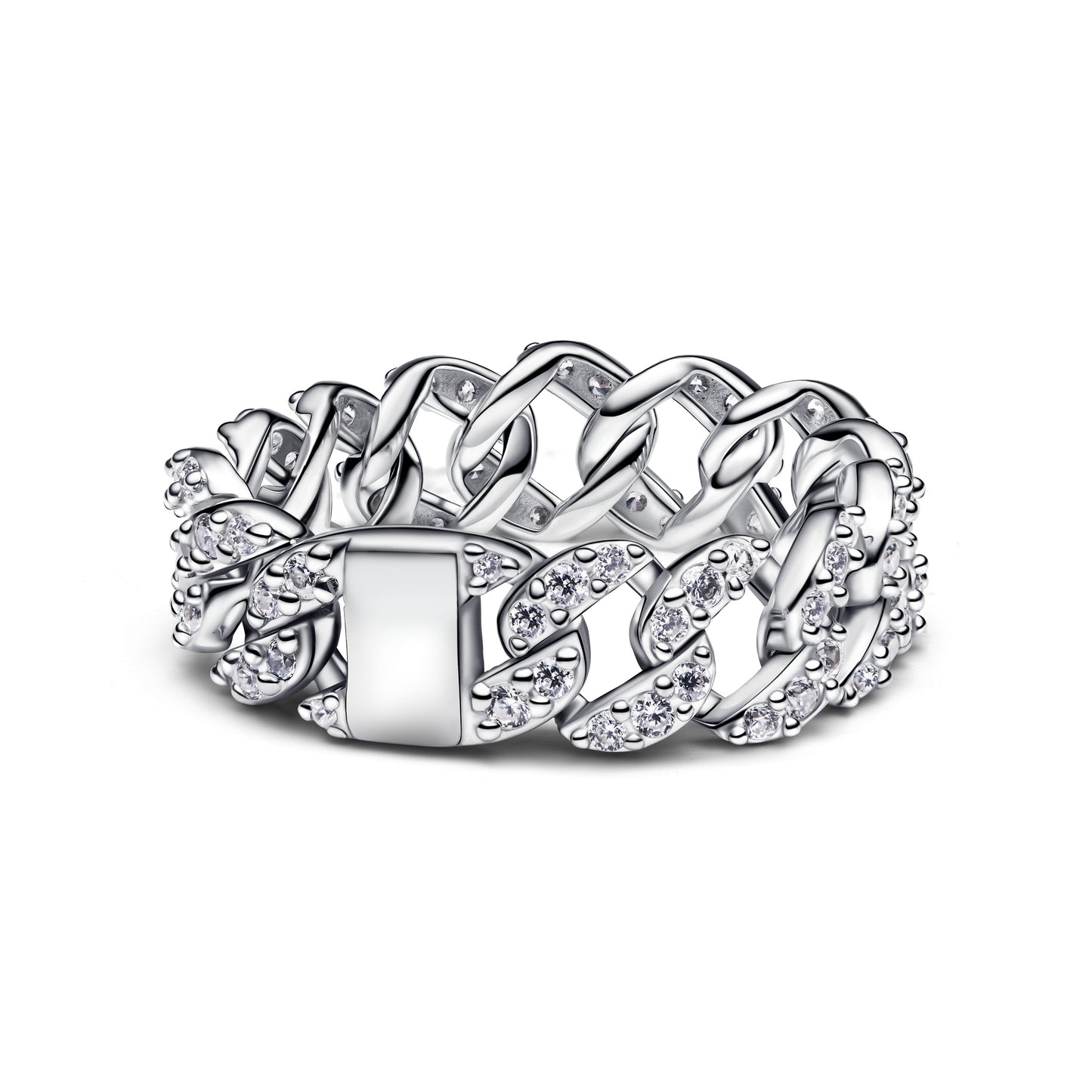 Pavé Cuban Chain Ring Popular Style Premium Collection