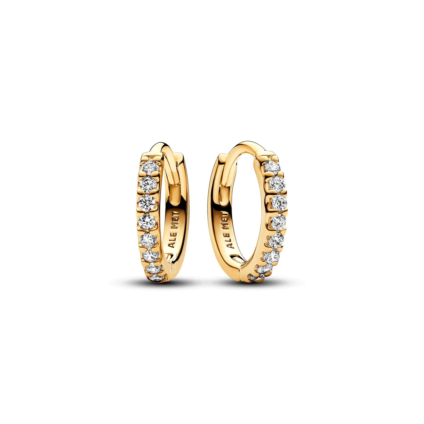 Sparkling Huggie Hoop Earrings Popular Style Premium Collection