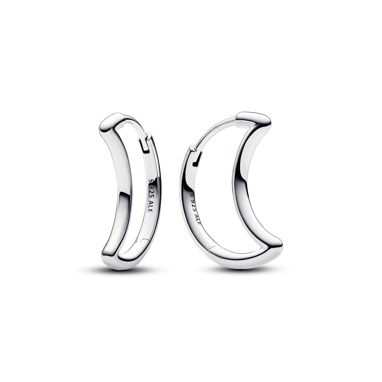 Moon Hoop Earrings Popular Style Premium Collection