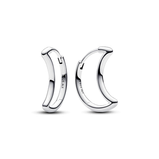 Moon Hoop Earrings Popular Style Premium Collection