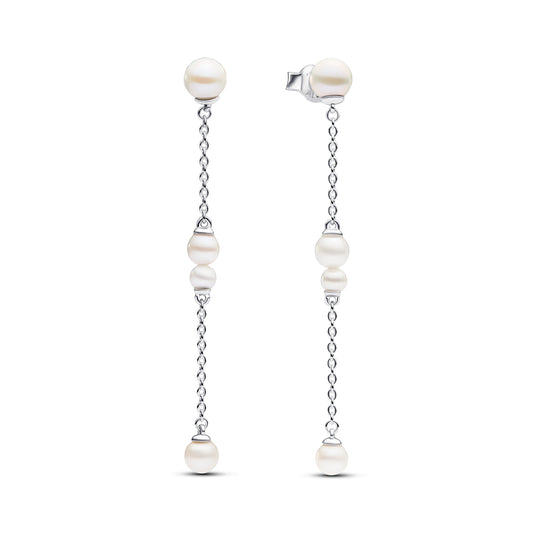 Treated Freshwater Cultured Pearl Drop Earrings Popular Style Premium Collection