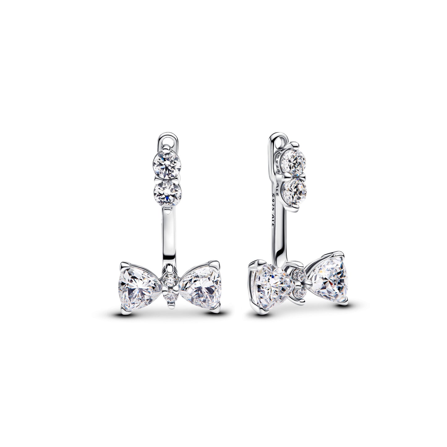 Sparkling Bow Drop Earrings Popular Style Premium Collection