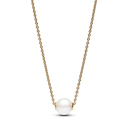 Treated Freshwater Cultured Pearl Collier Necklace Premium Fashion Jewelry Gift Collection