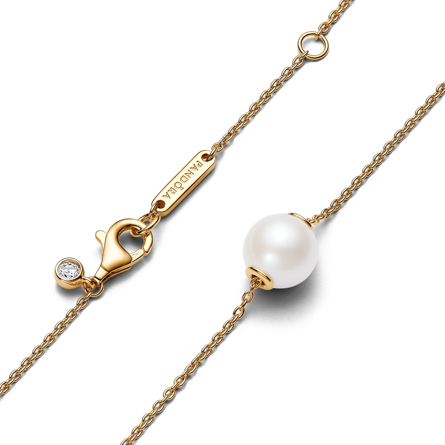 Treated Freshwater Cultured Pearl Collier Necklace Premium Fashion Jewelry Gift Collection