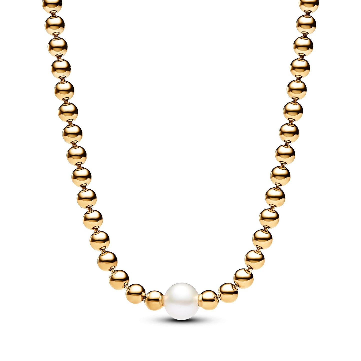 Treated Freshwater Cultured Pearl & Beads Collier Necklace Premium Fashion Jewelry Gift Collection