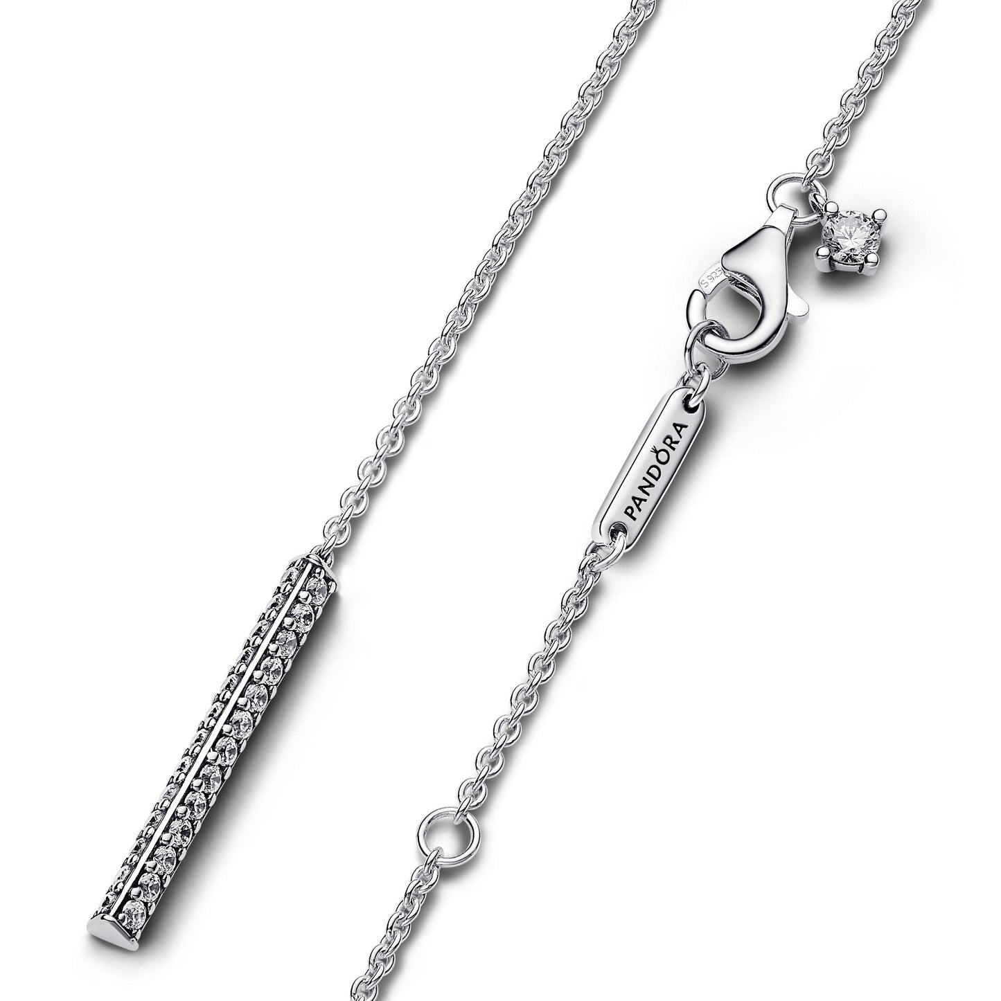 Pandora Timeless Pavé Prism Drop Necklace Premium Fashion Jewelry Gift Collection