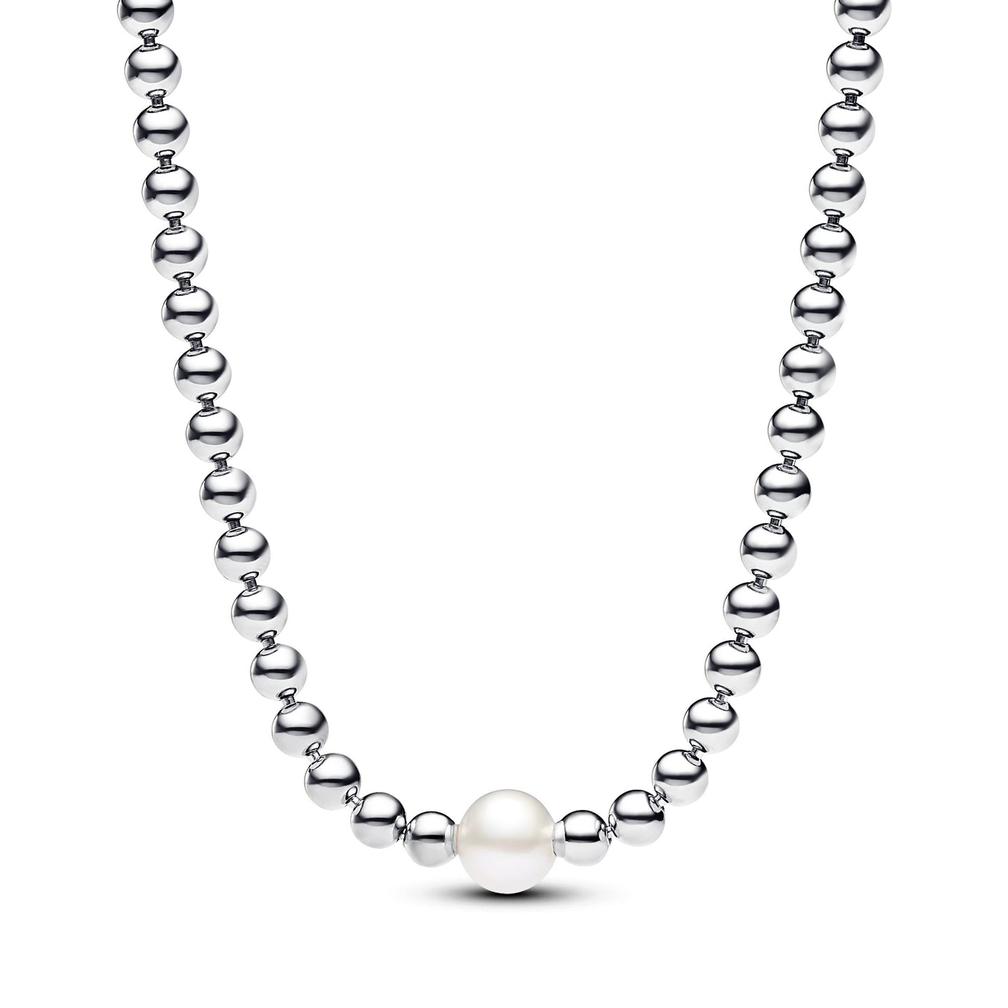 Treated Freshwater Cultured Pearl & Beads Collier Necklace Premium Fashion Jewelry Gift Collection