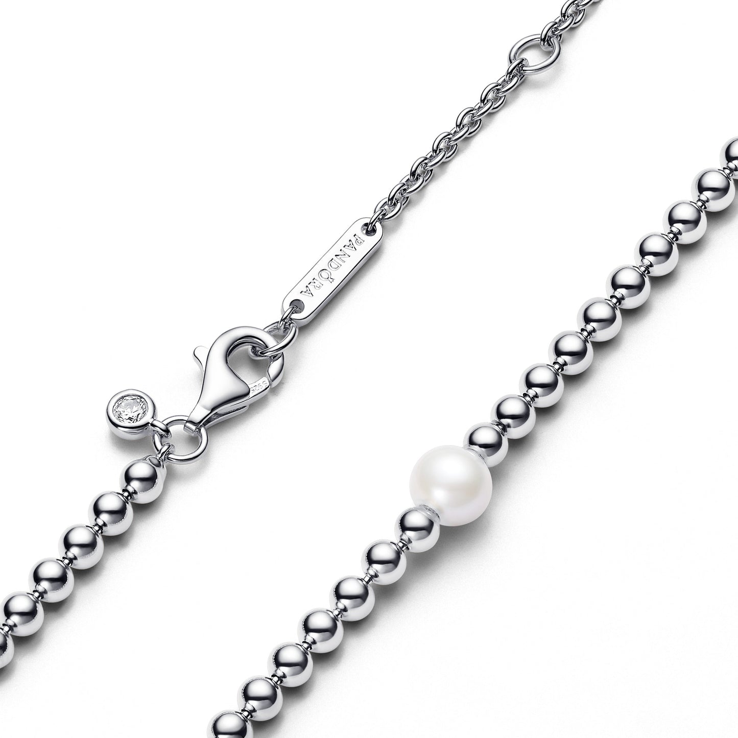 Treated Freshwater Cultured Pearl & Beads Collier Necklace Premium Fashion Jewelry Gift Collection