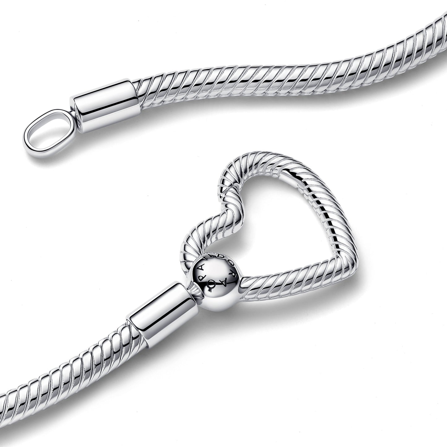 Heart Closure Snake Chain Necklace Premium Fashion Jewelry Gift Collection