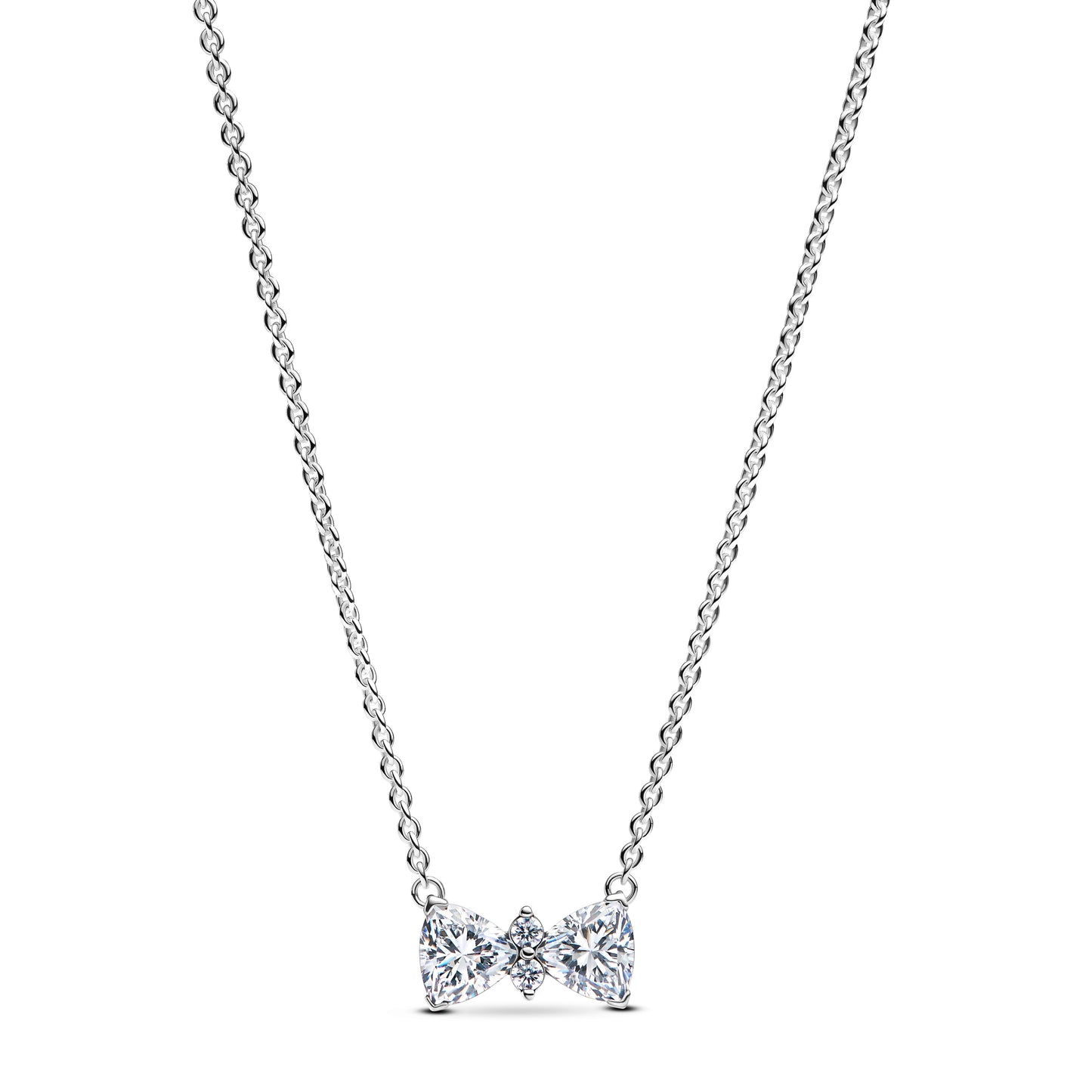 Sparkling Bow Necklace Premium Fashion Jewelry Gift Collection