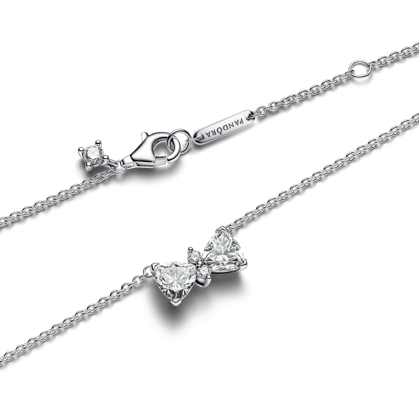 Sparkling Bow Necklace Premium Fashion Jewelry Gift Collection