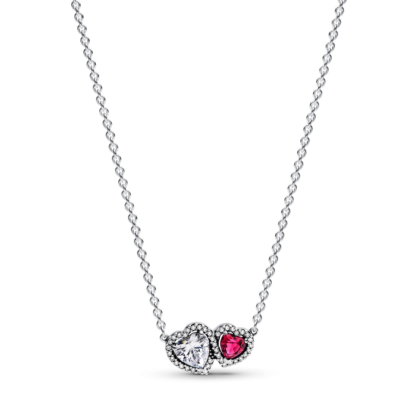 Halo Hearts Pendant Necklace Premium Fashion Jewelry Gift Collection
