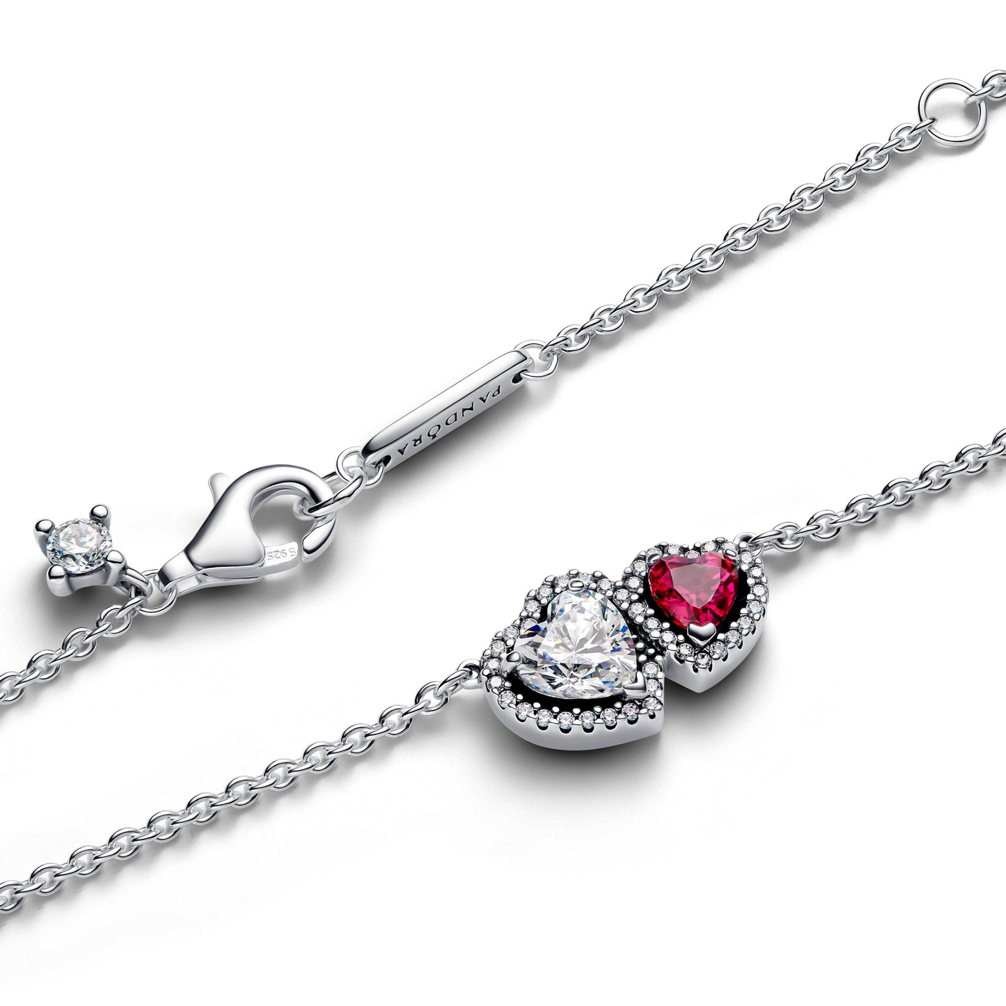 Halo Hearts Pendant Necklace Premium Fashion Jewelry Gift Collection
