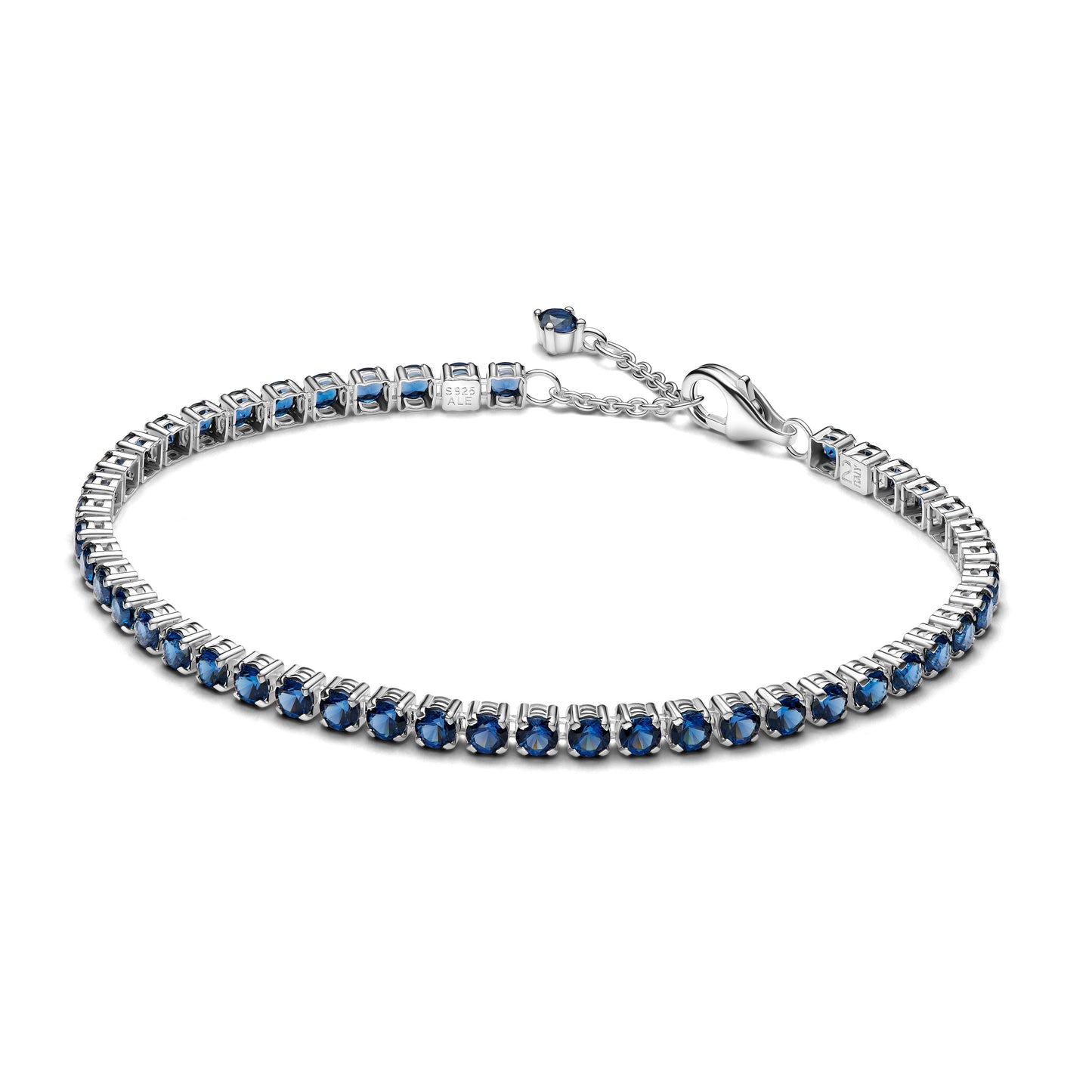 Sparkling Blue Tennis Bracelet Premium Fashion Jewelry Gift Collection
