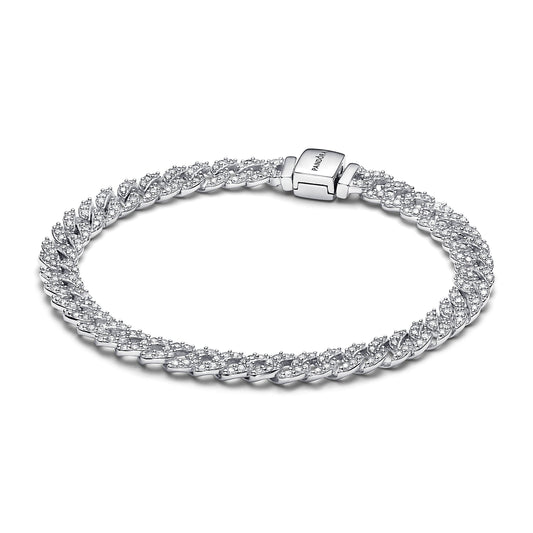 Pandora Timeless Pavé Chain Bracelet Premium Fashion Jewelry Gift Collection