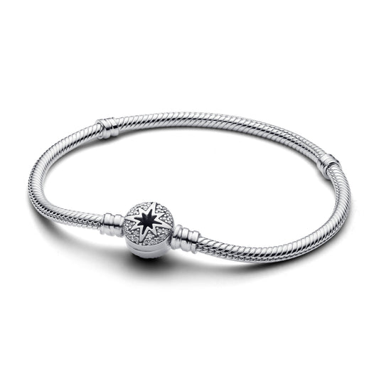 North Star Clasp Snake Chain Bracelet Premium Fashion Jewelry Gift Collection