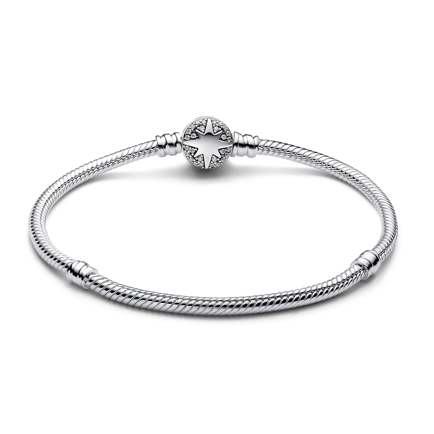 North Star Clasp Snake Chain Bracelet Premium Fashion Jewelry Gift Collection