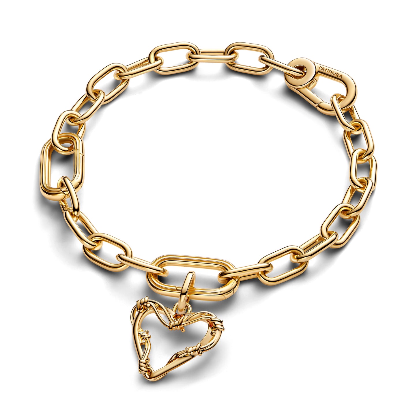 Wire Heart Dangle Charm Premium Fashion Jewelry Gift Collection