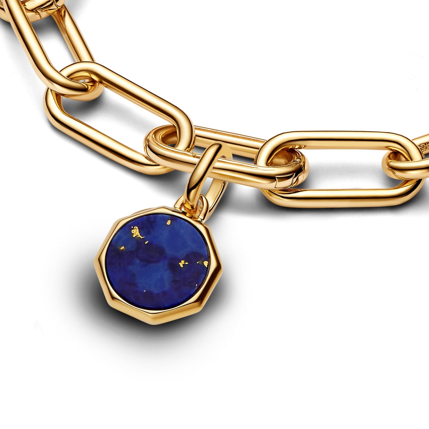 Blue Engravable Mini Medallion Charm Premium Fashion Jewelry Gift Collection