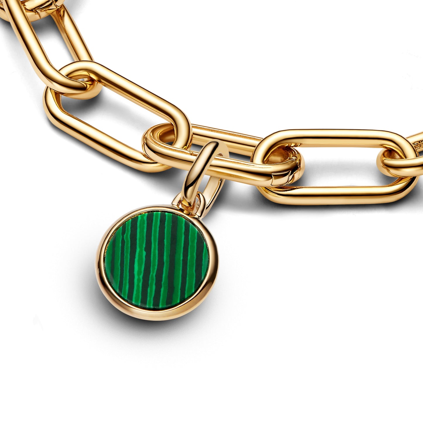 Green Engravable Mini Medallion Charm Premium Fashion Jewelry Gift Collection