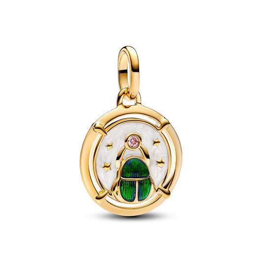 Scarab Beetle Medallion Charm Premium Fashion Jewelry Gift Collection