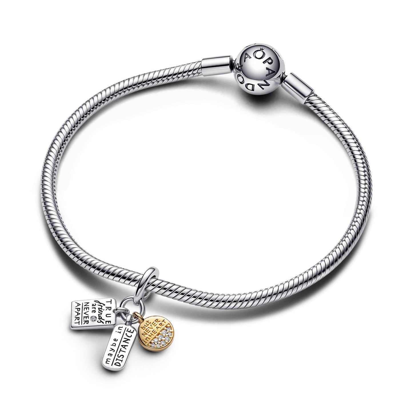 Friendship Triple Dangle Charm Premium Fashion Jewelry Gift Collection