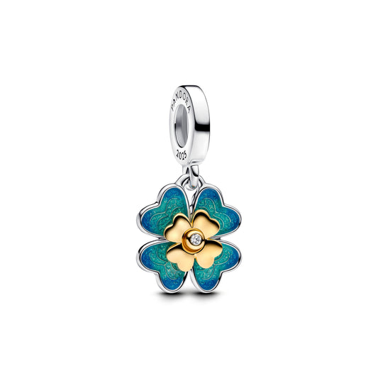 2025 Four Leaf Clover Lab-Grown Diamond Dangle Charm Premium Fashion Jewelry Gift Collection
