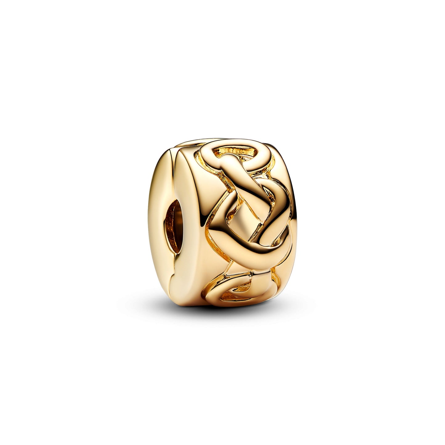 Knotted Hearts Clip Charm Premium Fashion Jewelry Gift Collection