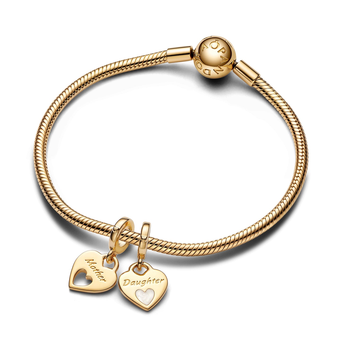 Double Heart Split Dangle Charm Premium Fashion Jewelry Gift Collection