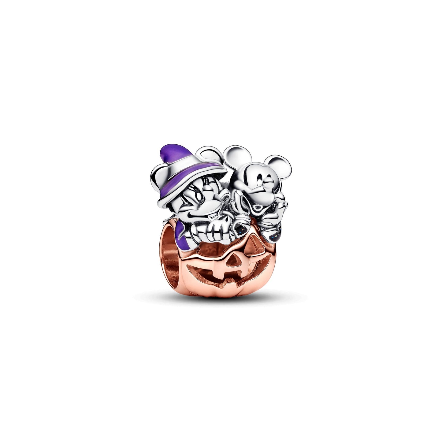 Disney Mickey Mouse & Minnie Mouse Halloween Pumpkin Charm Premium Fashion Jewelry Gift Collection