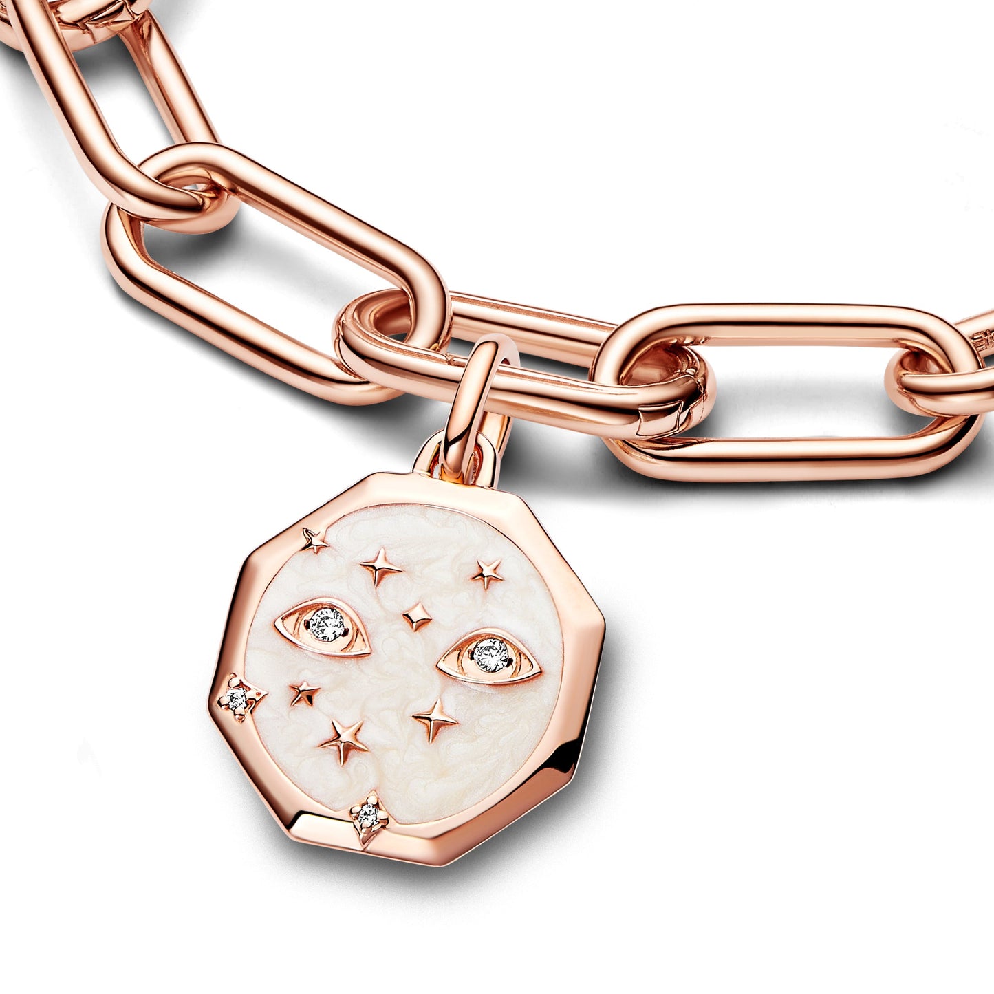 Pandora ME Sparkling Eyes Medallion Charm Premium Fashion Jewelry Gift Collection