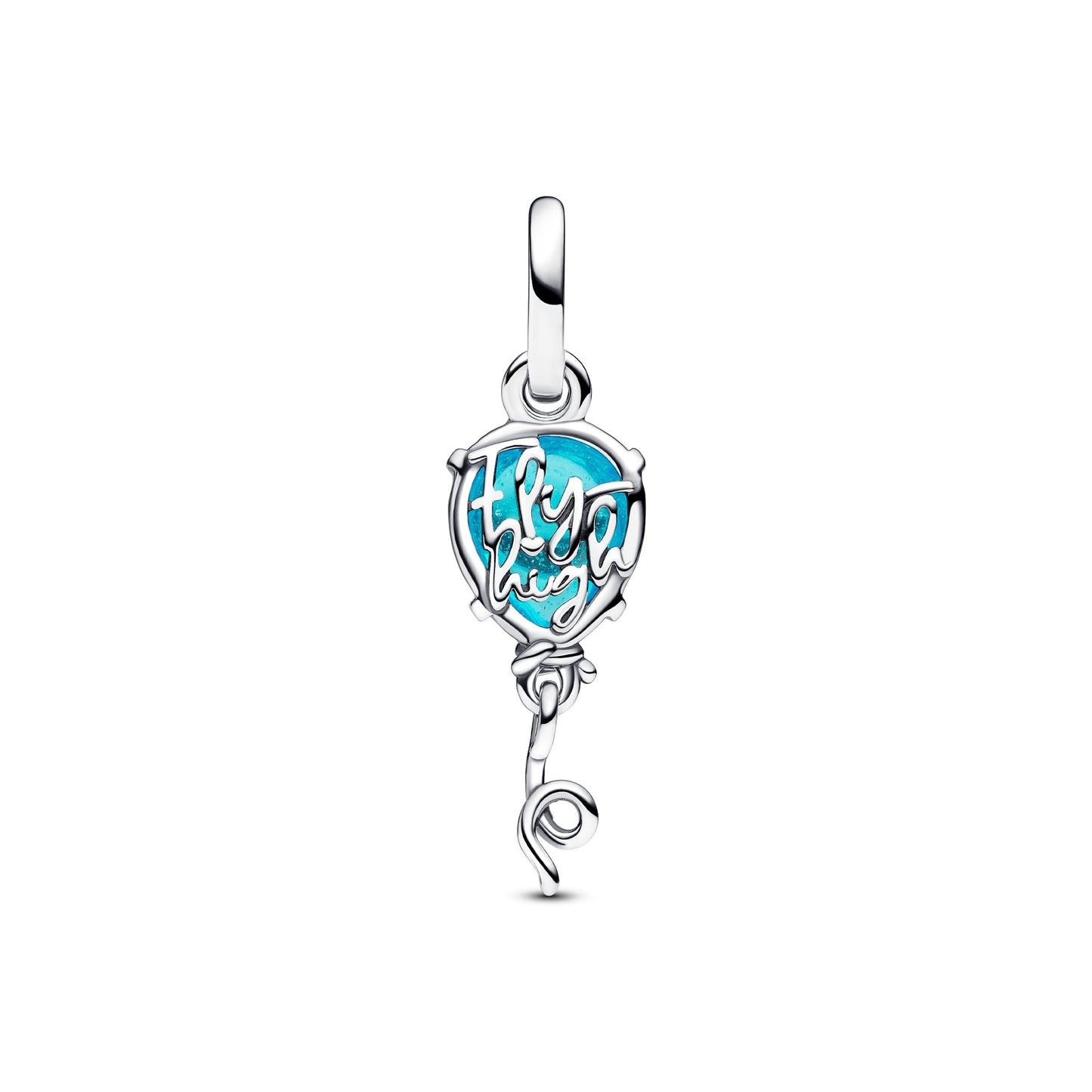 Blue Murano Glass Balloon Dangle Charm Premium Fashion Jewelry Gift Collection