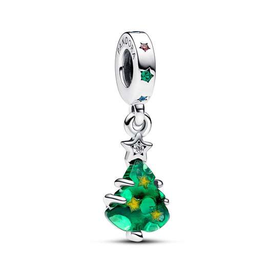 Sparkling Christmas Tree Dangle Charm Premium Fashion Jewelry Gift Collection