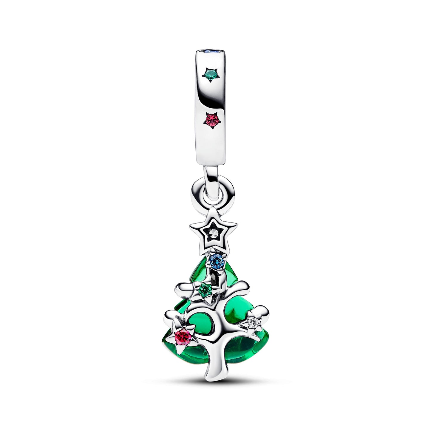 Sparkling Christmas Tree Dangle Charm Premium Fashion Jewelry Gift Collection