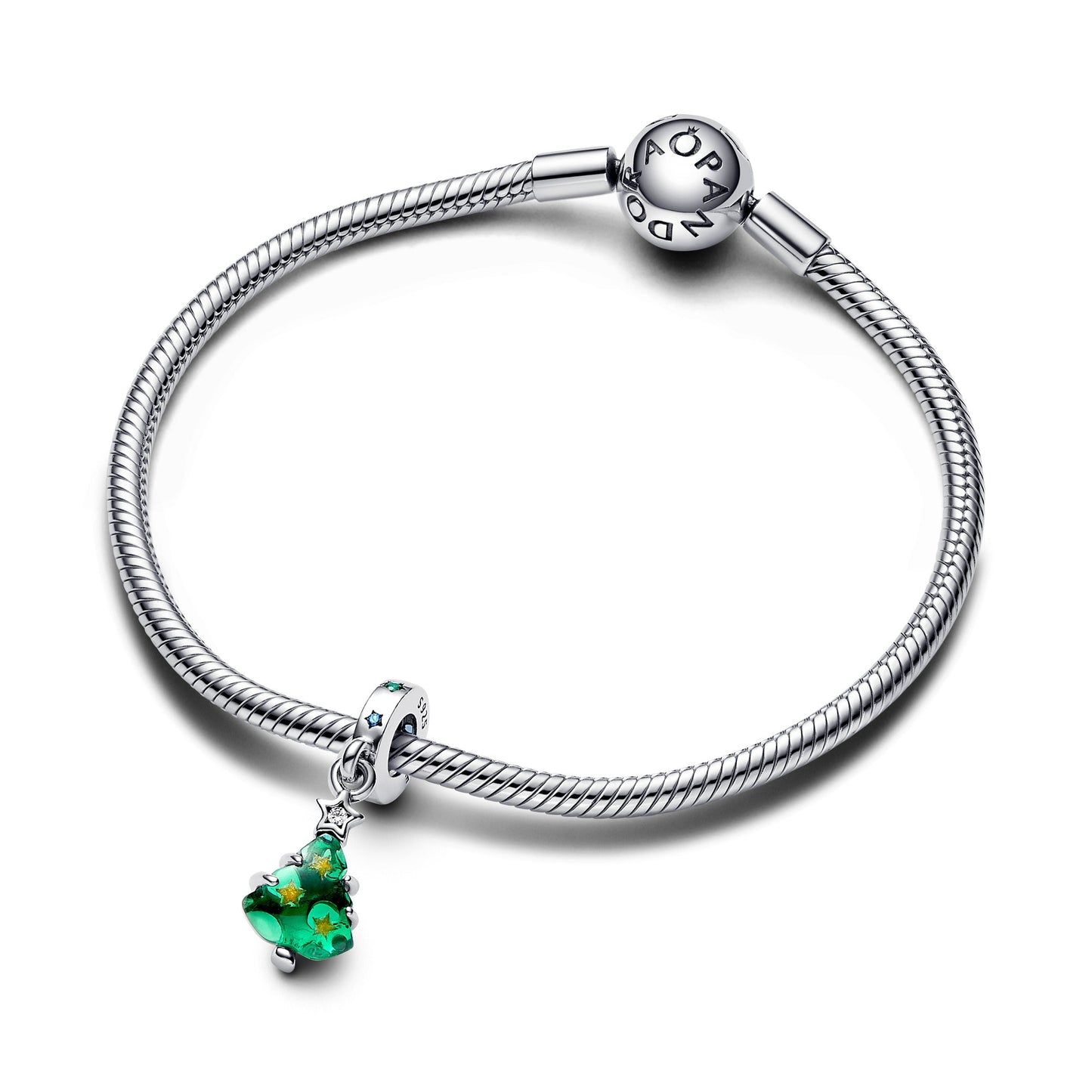 Sparkling Christmas Tree Dangle Charm Premium Fashion Jewelry Gift Collection