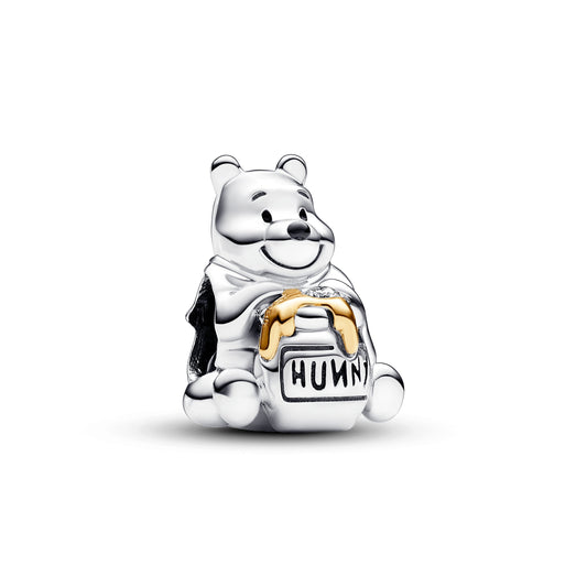 Disney 100th Anniversary Winnie the Pooh Lab-created Diamond Dangle Charm Premium Fashion Jewelry Gift Collection